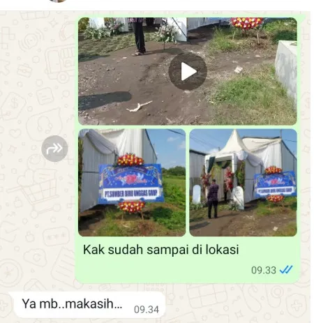 Pengiriman Karangan Bunga Gereja Gbi Mawar Sharon