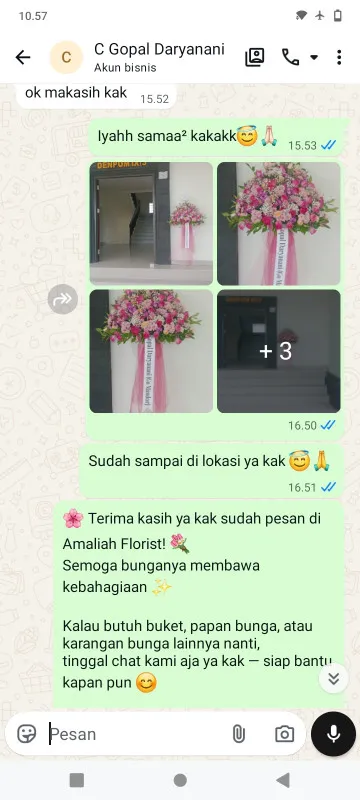Pengiriman Karangan Bunga Gereja Gbi Mawar Sharon