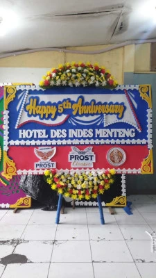 Papan Bunga di Gereja Gbi Mawar Sharon