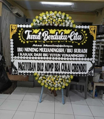 Papan Bunga di Gereja Gbi Mawar Sharon