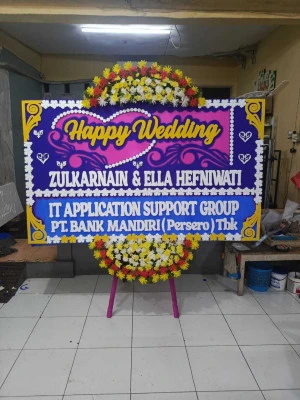 Papan Bunga di Gereja Gbi Mawar Sharon